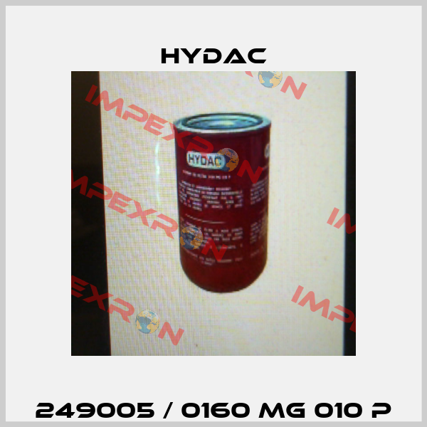 249005 / 0160 MG 010 P Hydac