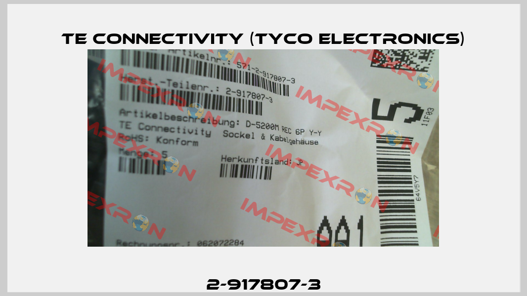 2-917807-3 TE Connectivity (Tyco Electronics)
