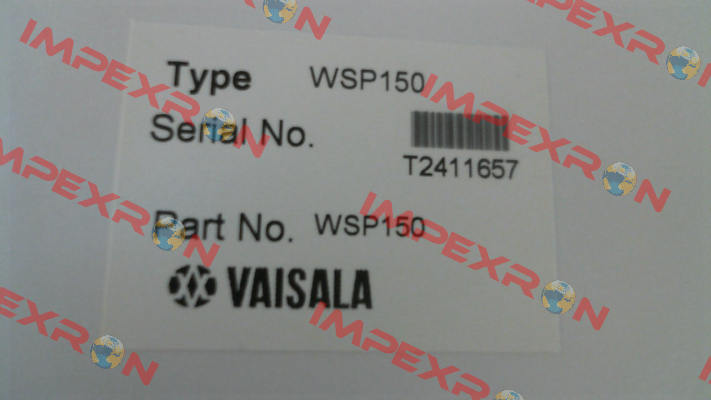 WSP150 Vaisala