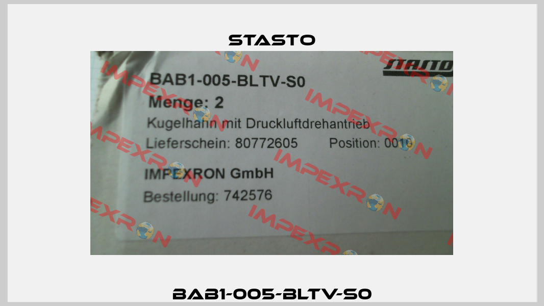 BAB1-005-BLTV-S0 STASTO