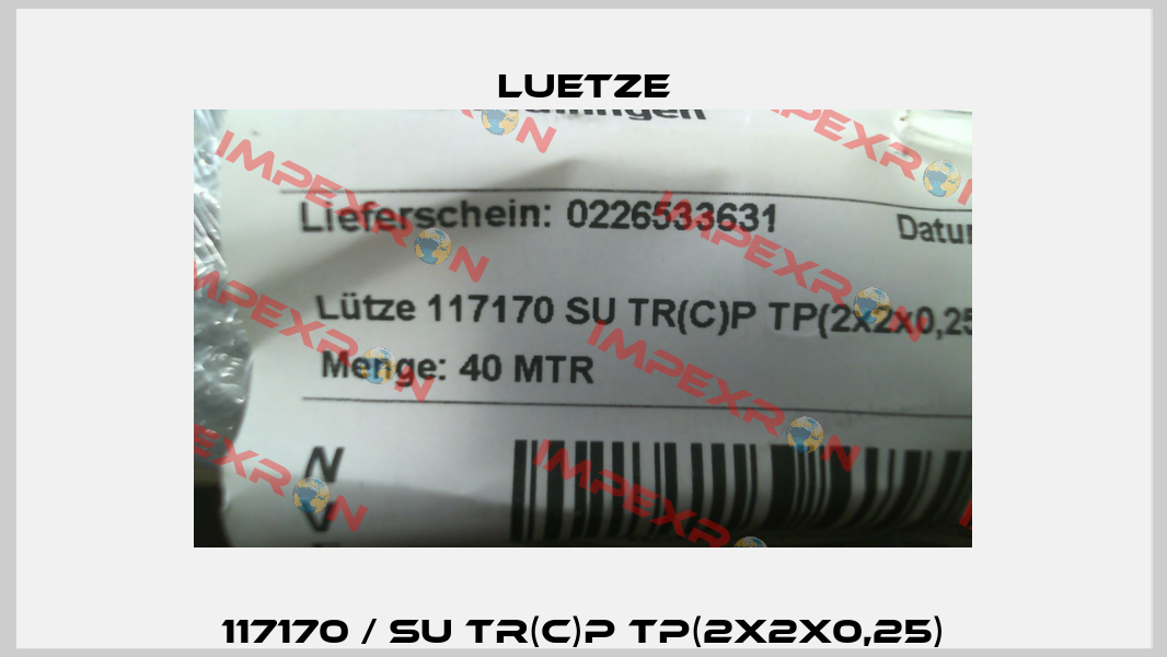 117170 / SU TR(C)P TP(2x2x0,25) Luetze