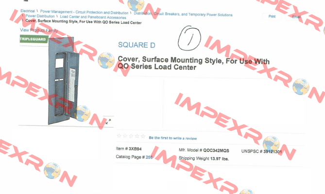 QOC342MQS Square D (Schneider Electric)