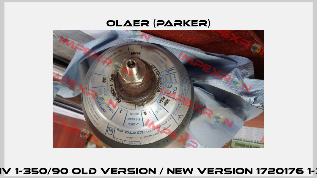 Typ EHV 1-350/90 old version / new version 1720176 1-350/00 Olaer (Parker)