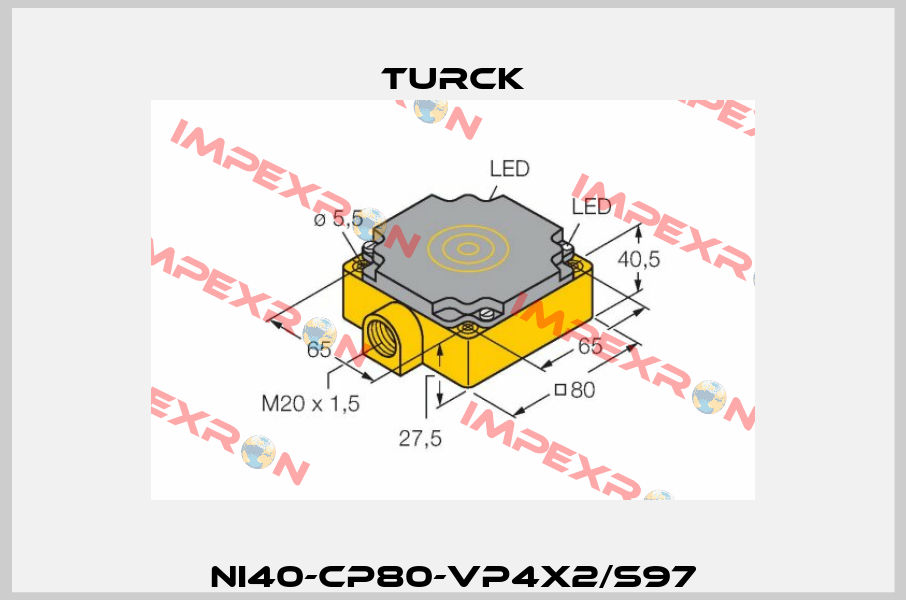 NI40-CP80-VP4X2/S97 Turck