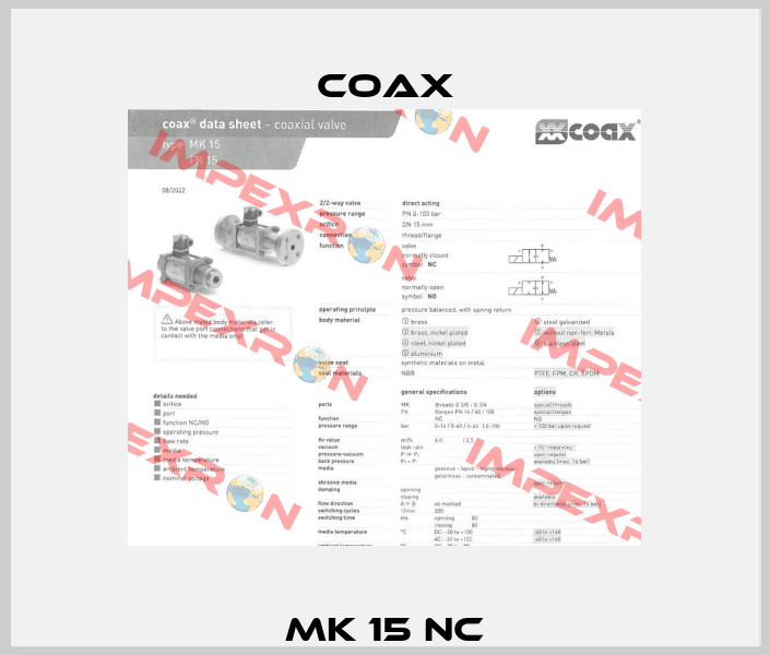 MK 15 NC Coax
