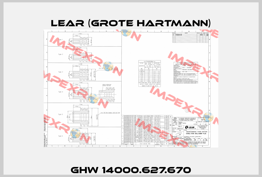 GHW 14000.627.670 Lear (Grote Hartmann)