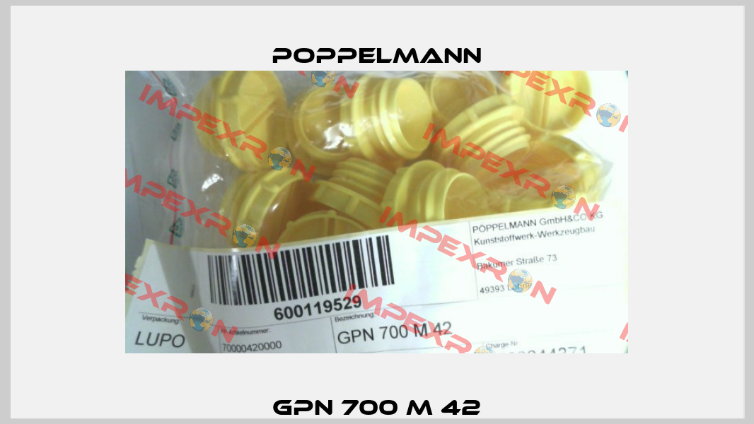 GPN 700 M 42 Poppelmann